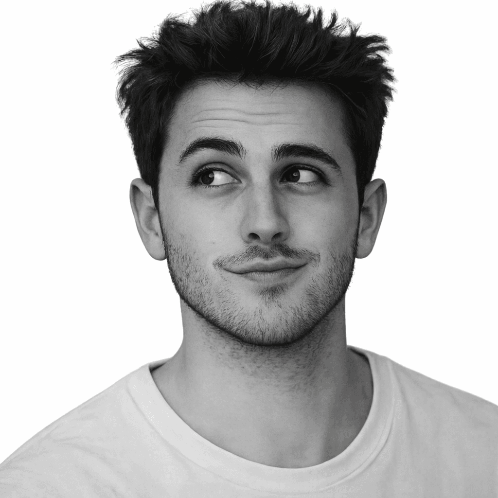 Backend developer portrait